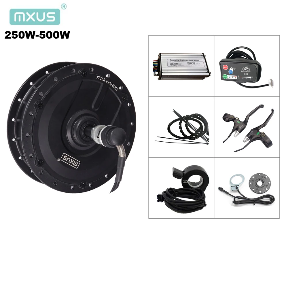 Комплект для электровелосипеда 36 В 250 Вт 350 48 500 двигатель smart MXUS hub XF07 XF08 XF15F XF15R