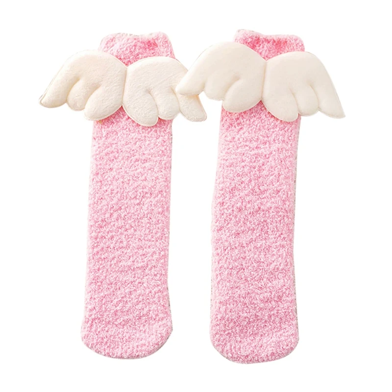 5 Pair kids Socks Boy Girl Cute Wing Design Cotton Party Infant Children Soft Crib Leg Warmer For boy girl