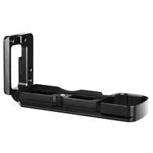 FFYY-R006 для sony A6400 Vlog Quick Release L Plate вертикальный кронштейн держатель рукоятка, с холодным башмаком для микрофона штатив