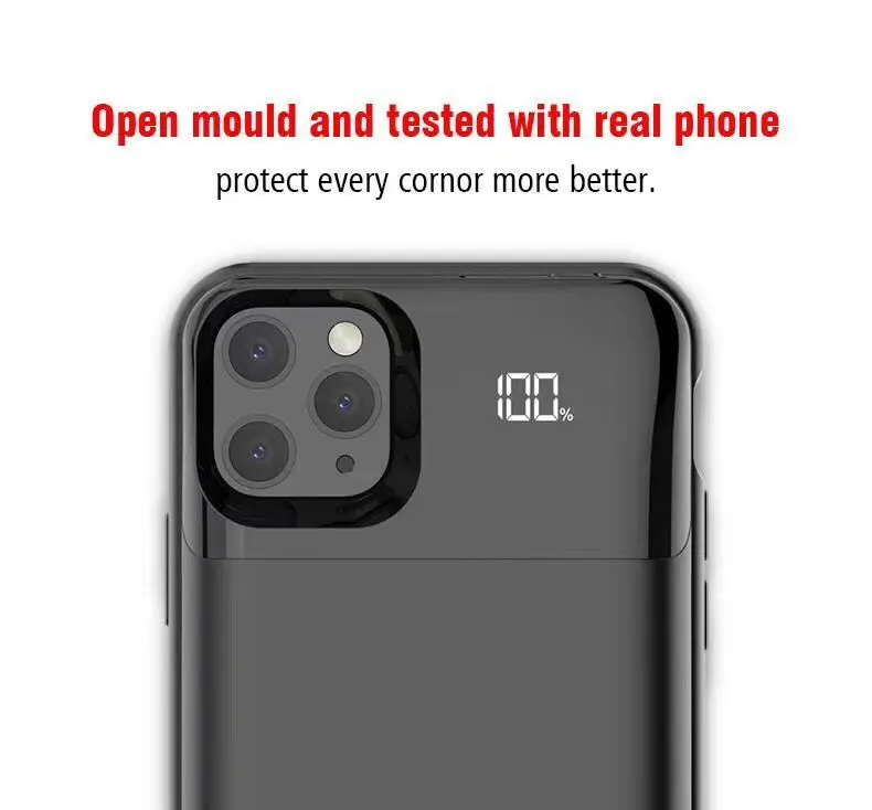Neng 5500 мАч чехол для зарядного устройства для iPhone 11 внешний резервный внешний аккумулятор чехол для iPhone 11Pro 11ProMax беспроводной зарядный чехол