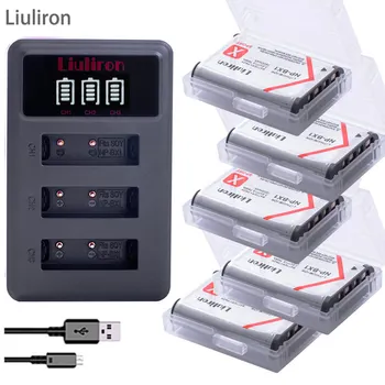 

5x Bateria NP-BX1 NPBX1 np bx1 battery for Sony DSC-RX100 DSC-WX500 HX300 WX300 HDR AS100v AS200V AS15 AS30V AS300 M3 M2 HX60