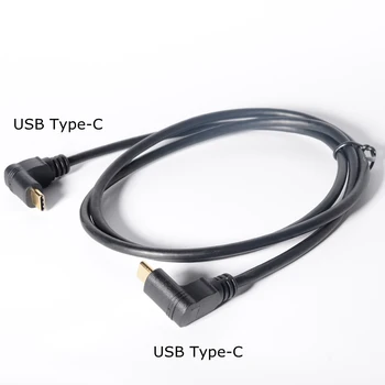 

1FT 2FT 3FT 6FT pair Up Down angle 90 degree Type C USB 3.1 Male to USB type-C Male data charging Extension Extender Cord