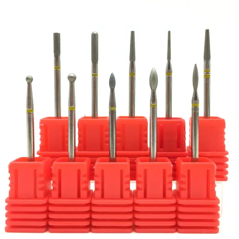 Brocas de diamante para uñas, cabezal de lijado Exfoliante para piel fina, cabezales de pulido de uñas, herramientas para eliminar ritículas, 1 Uds.