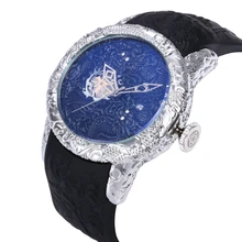 FOSSIL Топ бренд 3D Выгравированный Дракон AAA Мужские часы водонепроницаемые спортивные кварцевые часы для мужчин наручные часы montre homme