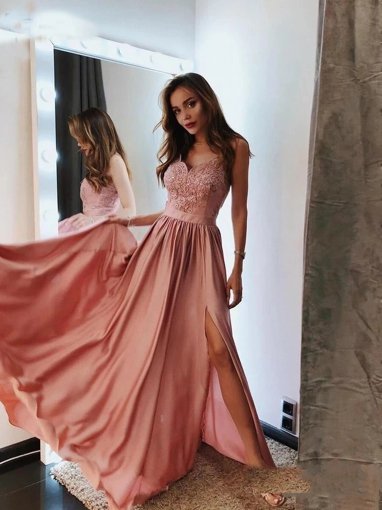 Blush pink prom dresses Clearance