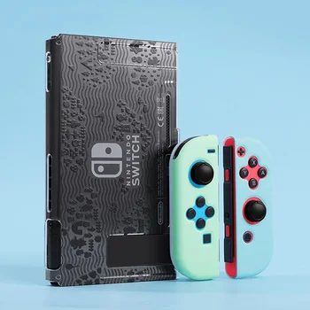 

Hard Full Cover Crystal Shell Animal Crossing Thumb Stick Grip Cap For Nintendo Switch Joy-Con Controller Protective Skin Case
