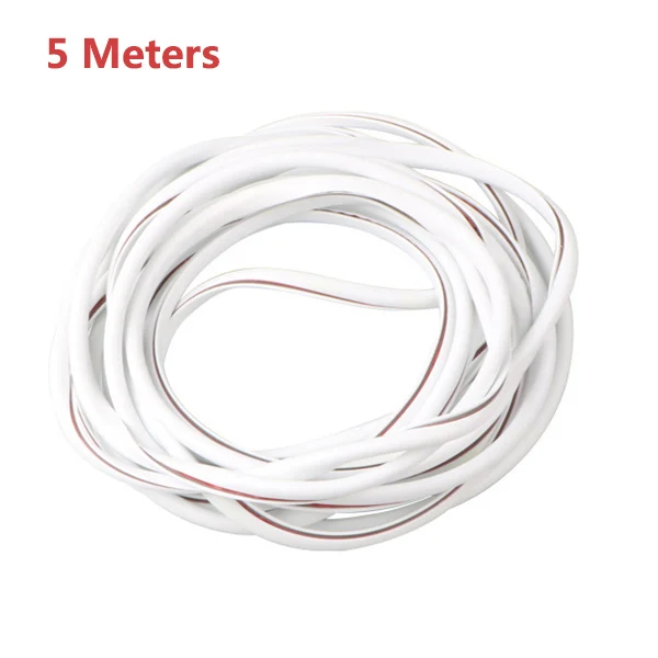 2.5M/5M/10M U Type Universal Car Door Edge Guards Trim Styling Moulding Protection strip Scratch Protector For Car Vehicle White 5 M