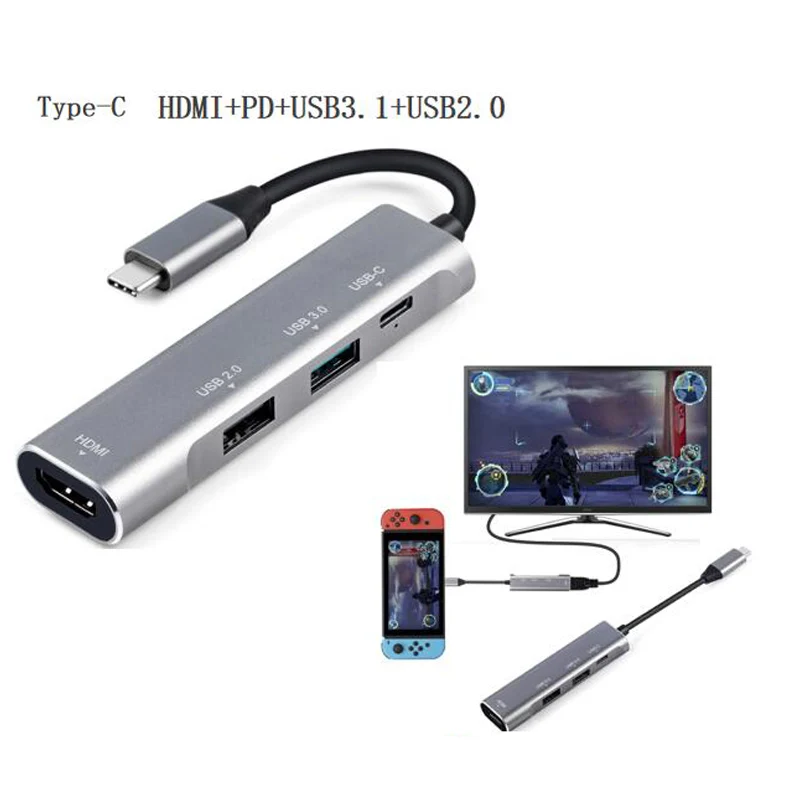 

ALLDOCUBE USB Type C HUB USB-C To HDMI 4K USB 3.1 2.0