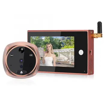 

Infrared Video Doorbell 4.3 Inch Infrared Viewer Doorbell Motion Detector Door Security System Doorbell Security System