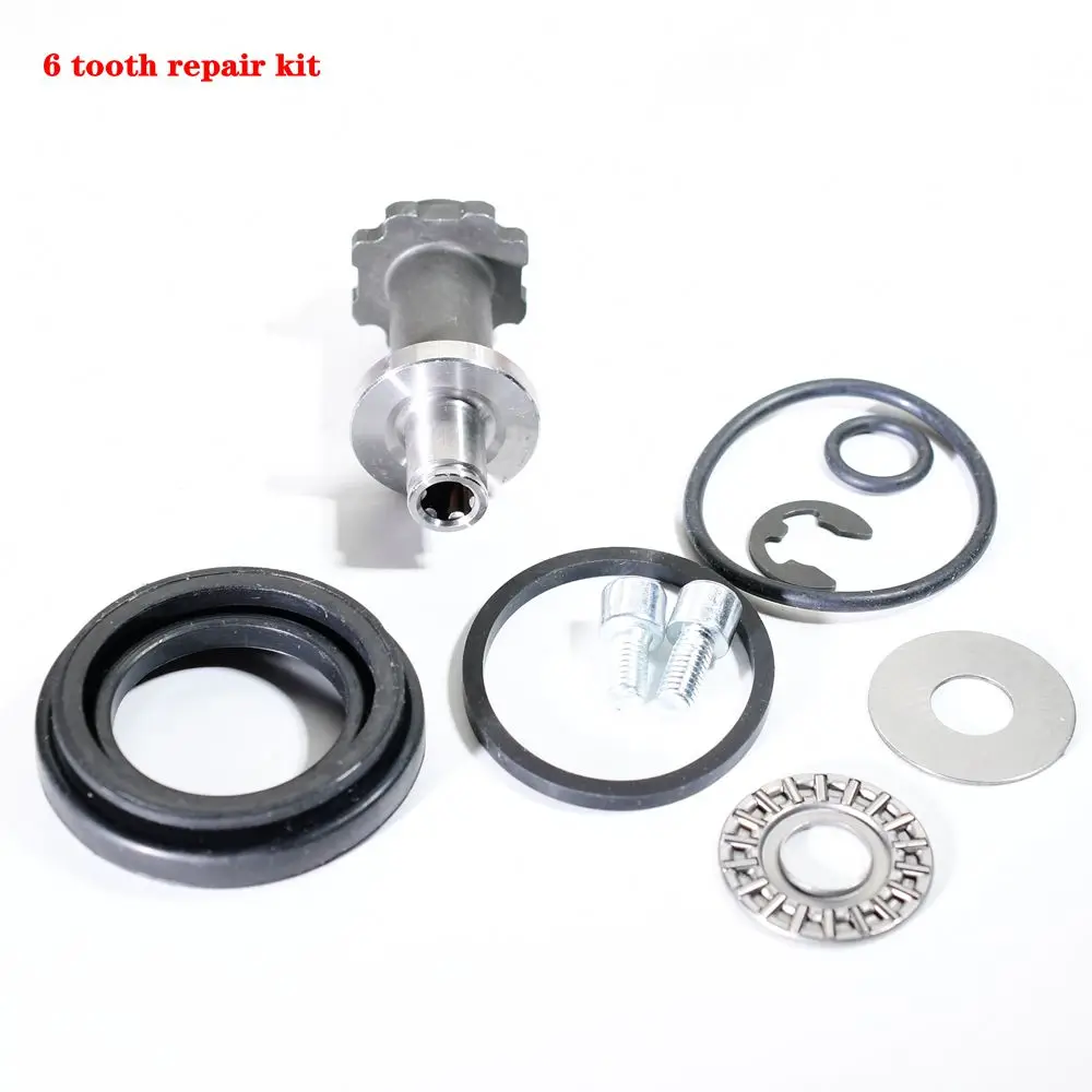 2 Pcs 6 teeth Parking Brake Rear Servo Motor Repair Kit For Q3 A6 A4 Passat B6 B7 CC Tiguan 32332082 32326315 32332267