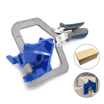 

90 Degree Right Angle Woodworking Clamp Picture Frame Corner Clip Hand Tools Clamps For Woodworking Hardware