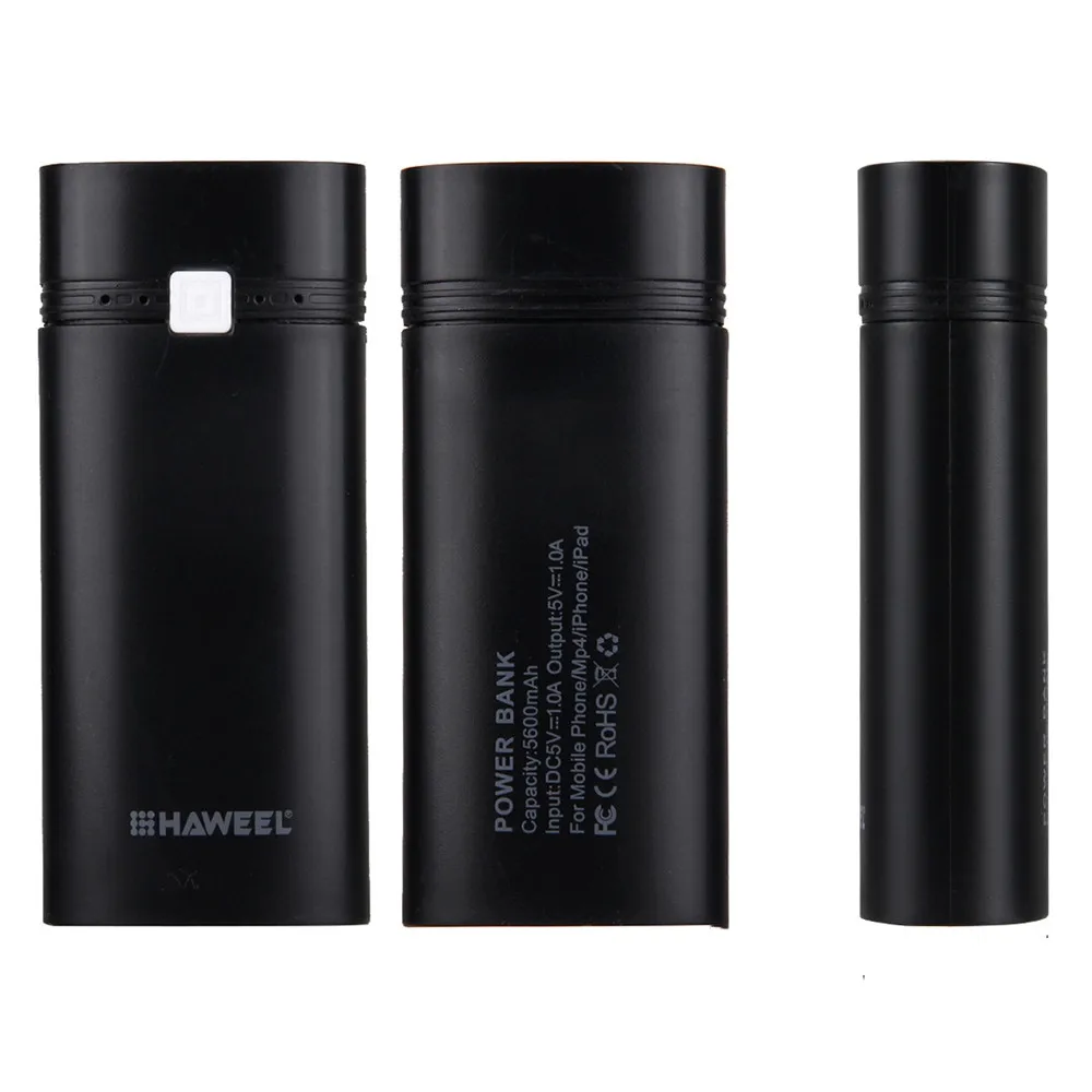 

5600mAh 5V Portable Mini Power Bank Battery Charger DIY Box for Phone External Powerbank Phone Charger Not Contain 18650 Battery