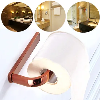 

Antique Luxury Rose Gold Polished Brass Bathroom Paper Holder Towel Rack Toilet Paper Holder Modern Wall Mount Roll Holder