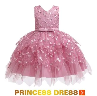 Платье с цветочным узором для девочек; платья принцессы для маленьких девочек; платье для свадебной вечеринки; Vestidos; платье-пачка для маленьких девочек; Рождественская одежда