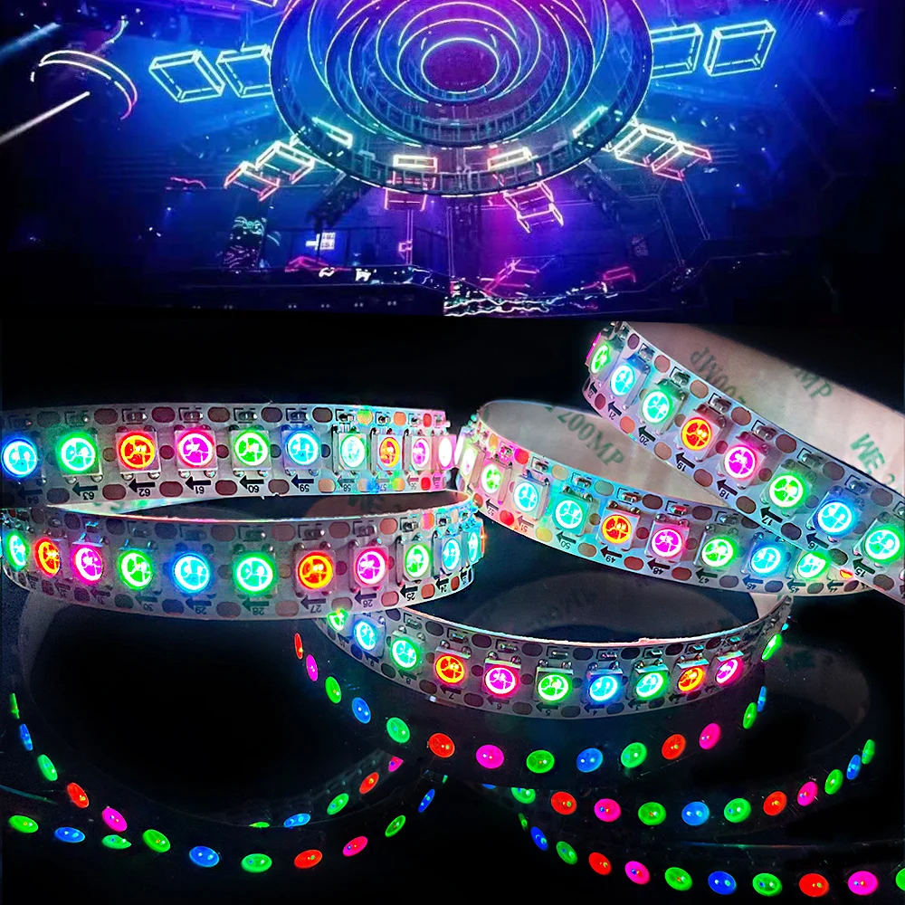 DC5V WS2812B 5m/Roll 30/60/144led/m nero/bianco PCB IP30/IP65/IP67 5050RGB indirizzabile individualmente Smart led pixel strip light