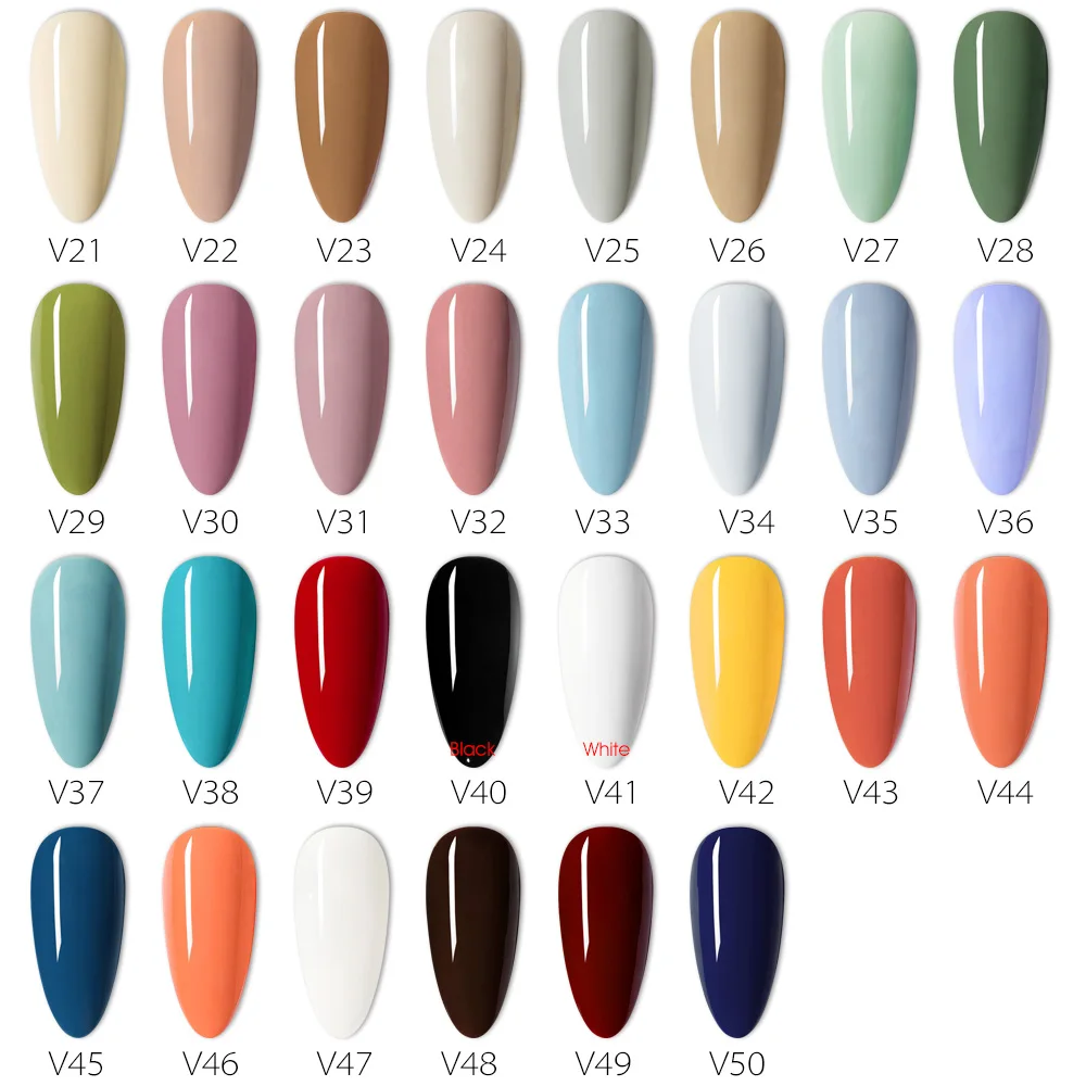 VENALISA Color Mud Gel Full Coverage Pure Color Paint Gel DIY Nail Art Design Quality Nail Gel Polish Manicure Varnishes UV Gel