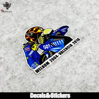 

NO.L073 Rossi Go 3M Reflective Stickers MOTO GP Glass Sticker Waterproof Decals Racing Motorcycle Helmet