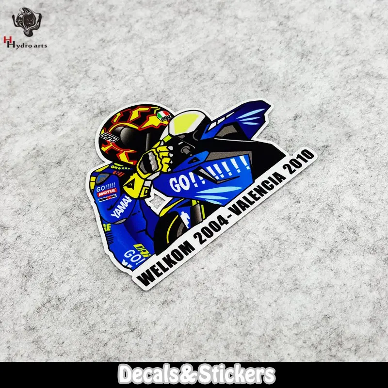 Светоотражающие наклейки NO.L073 Rossi Go 3M для стекла MOTO GP водонепроницаемые на шлем