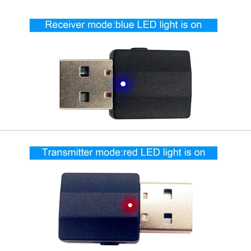 Bluetooth 5,0 приемник передатчик USB аудио 3,5 мм, AUX, разъем USB Plug And Play Беспроводной адаптер Аксессуары