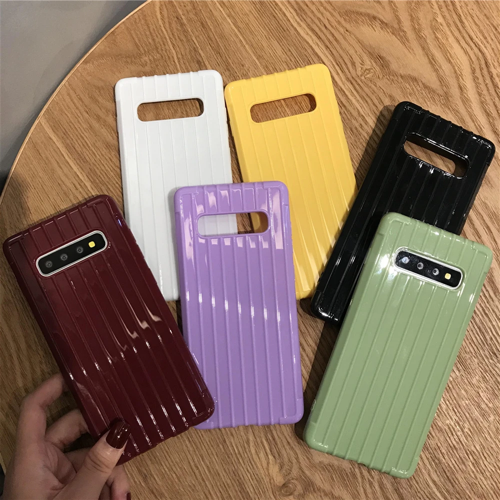 Противоударный чехол из ТПУ для samsung Galaxy S10 Plus S10E S9 S8 Note 10 iphone 11 Pro MAX XR XS X 8 мягкие
