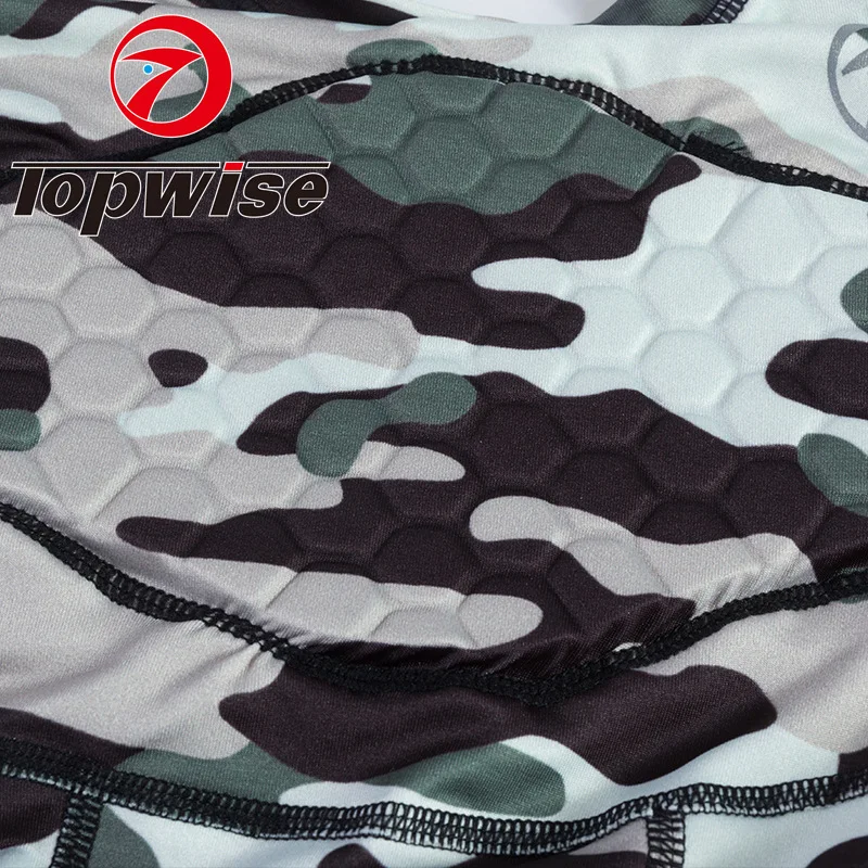 

Rugby Basketball Confronting Sports Pro Camouflage Anti-collision Clothing Anticollision Honeycomb Tight Protection Equipment