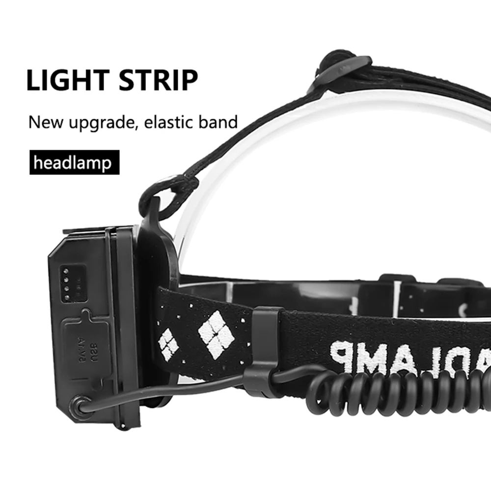Мощный налобный фонарь XHP70.2 светодиодный налобный светильник USB Перезаряжаемый налобный светильник Zoom Головной фонарь Водонепроницаемый XHP70 XHP50 налобный передний светильник 18650