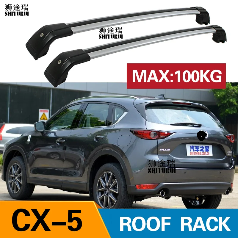 SHITURUI 2 шт. Крыши Баров для MAZDA CX 5 CX5 SUV 2017 2019 KE GH алюминиевый сплав боковые полосы