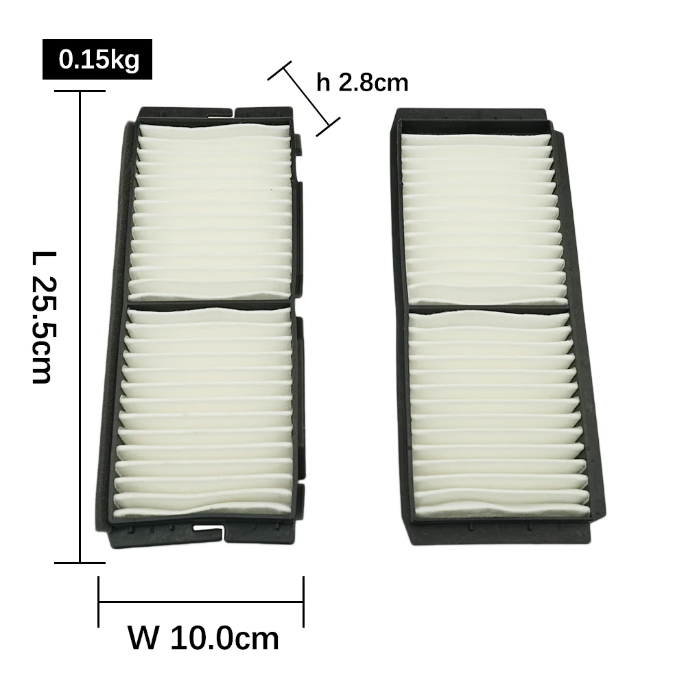 Car Cabin Air Filters for MAZDA 3 BL 2008 2009 2010 2011 2012 2013 2014 BBP2-61-J6X BBP261J6X 2 PCS
