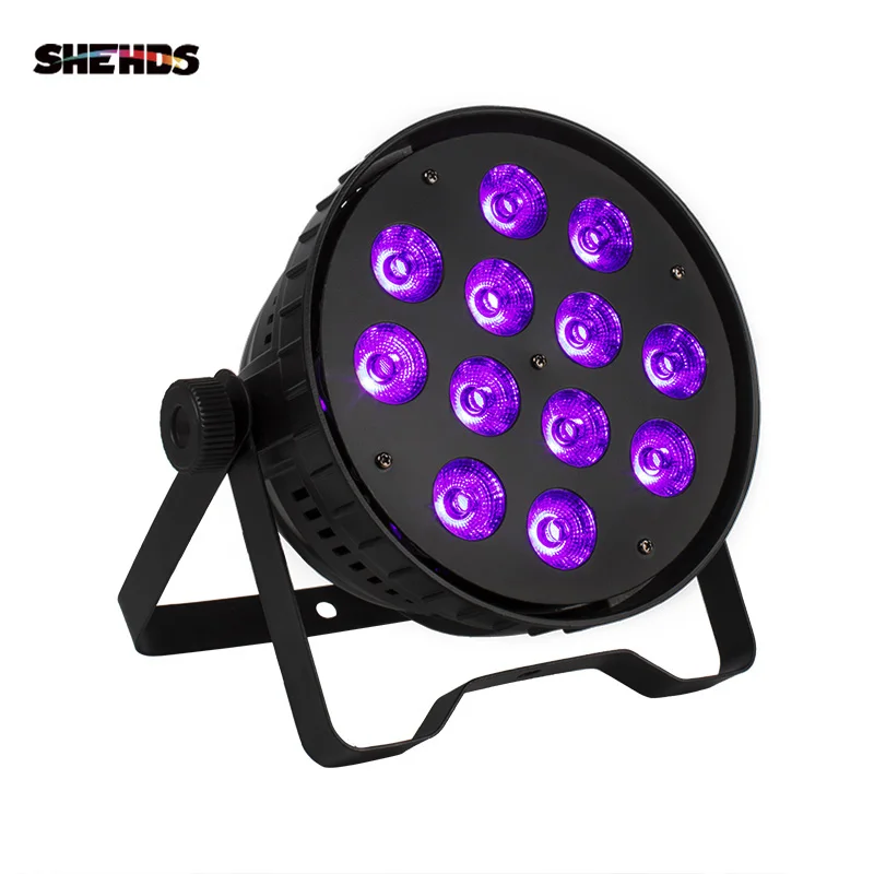 Алюминиевый Светодиодный прожектор 12x18 Вт RGBWA + UV 6в1 12x12 DJ проектор Освещение сцены