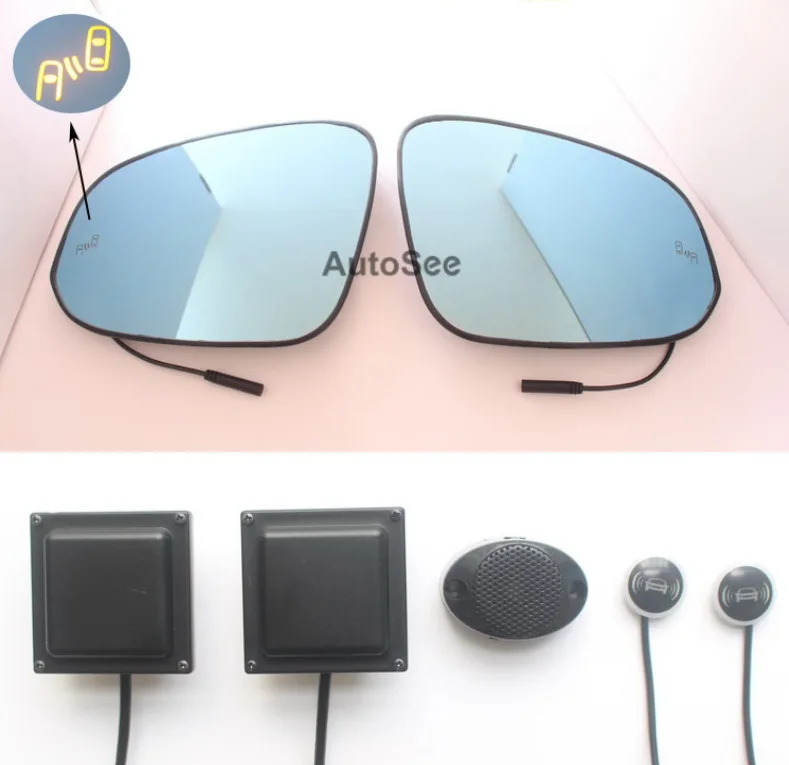 

2018 for Toyota innova BSD BSA blind spot detection assist 24GHZ Radar Microwave Sensor Mirror LED light indicator