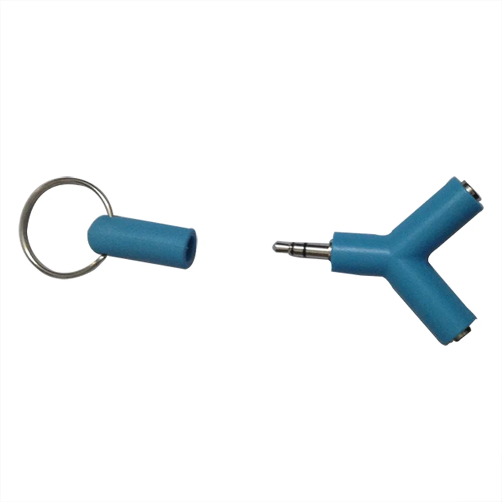 

3.5mm Earphone Audio Splitter Stereo Audio Y-Splitter 2 Female to 1 Male Cable Adapter for Two Headphones