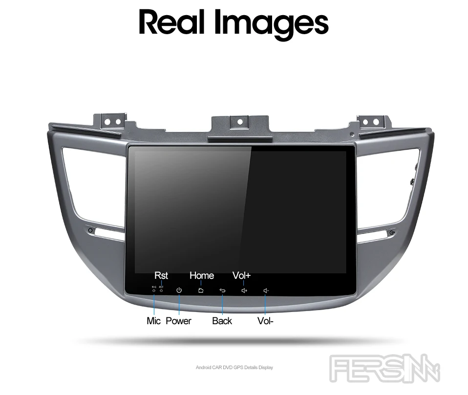Top Fersinny CXTS1060 android 9.0 car dvd gps player for Tucson ix35 car dvd gps navigation raido video audio player 2 din stereo 10