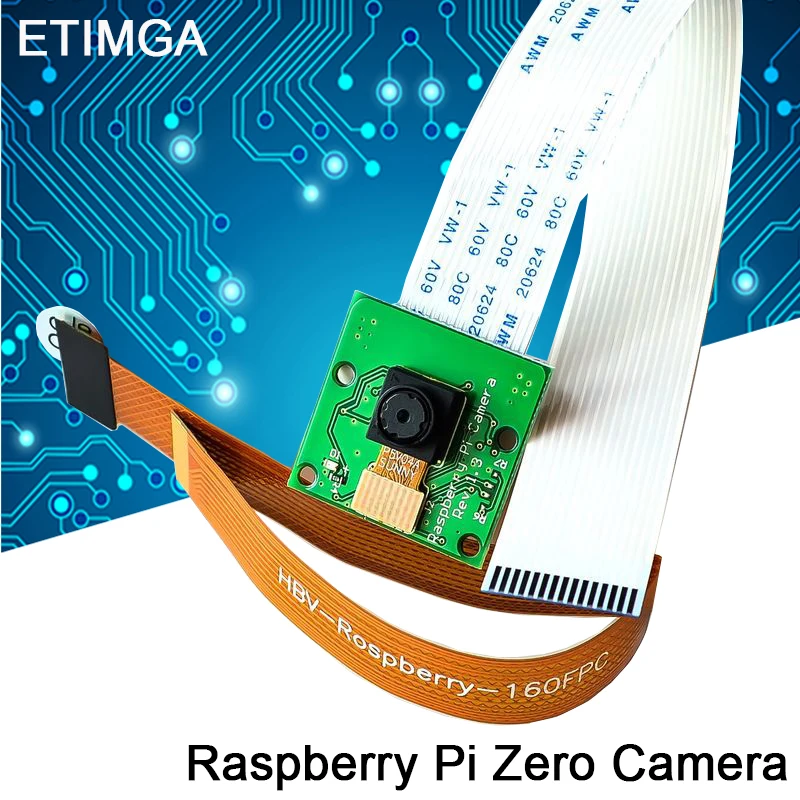 Raspberry Pi Zero Camera Con Cavo Da 16Cm Telecamera Per Visione Mini Da 5Mp Per Raspberry Pi Zero W Pi 0