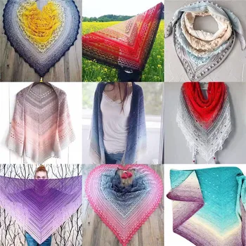 

4 Shares of Comfortable Wool Blend Yarn Clothing Sewing Yarn Hand-woven Scarves Hat Yarn Crochet Knitting Yarn for Knitting