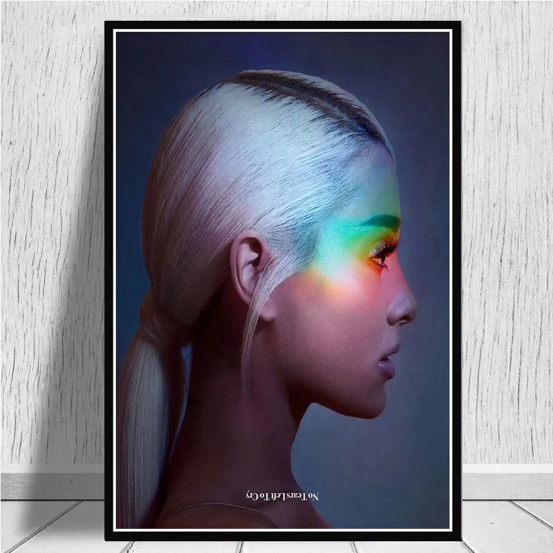 Ariana Grande Thank U Next альбом поп-плакат музыкальной звезды печать на холсте настенная живопись картины для гостиной домашний декор - Цвет: 16
