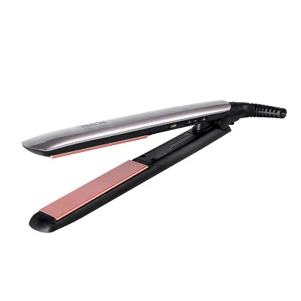 

Digital Electric Splint Liquid Crystal Display Ladies Hair Straightener Roll Straight Dual Use Ceramic Curling Straighter Hair