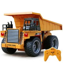 

Rc Cars Electric Car Child Radio Control Cars Remote Control Car Dump Truck Model Alloy Loader Engineering Vehicle