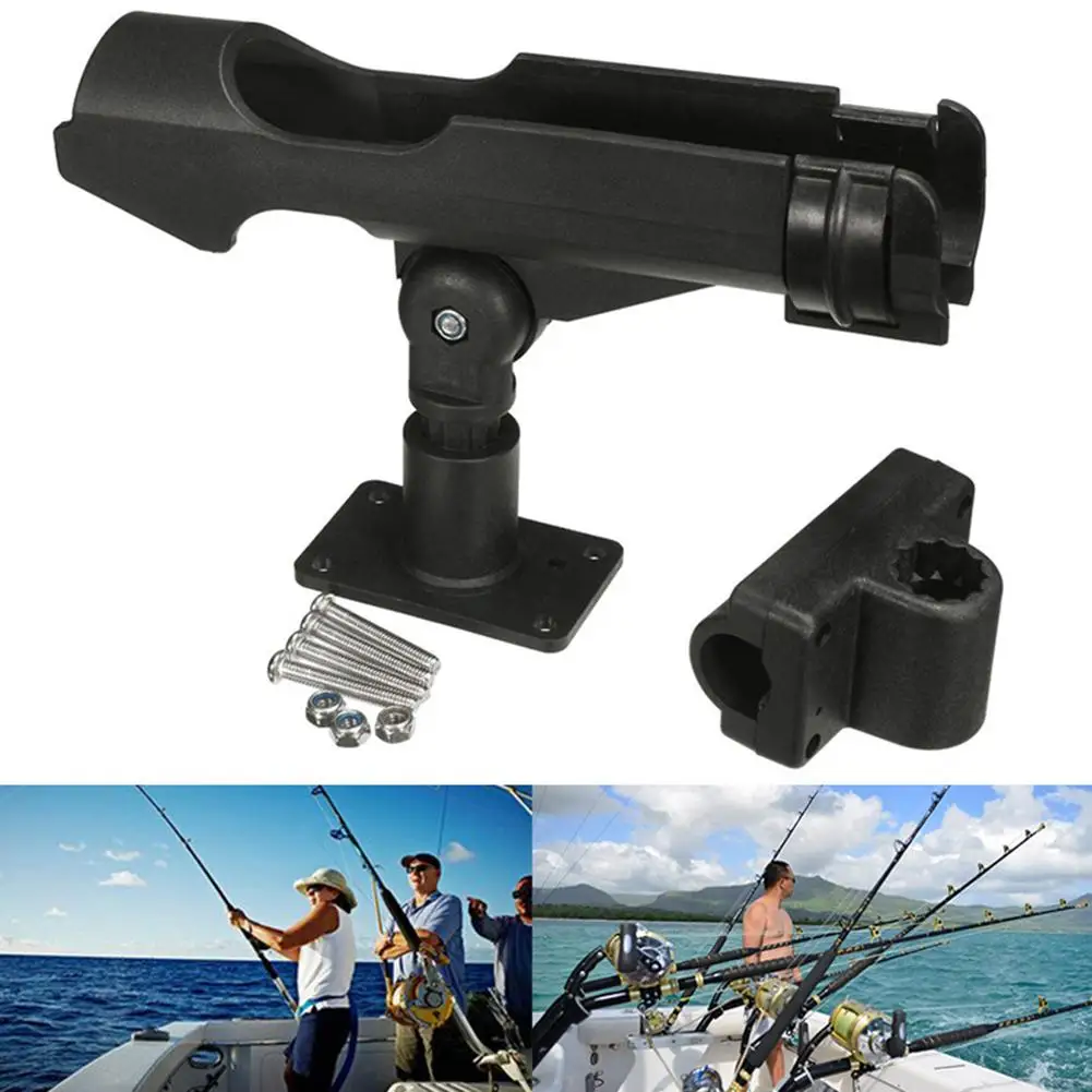

1PCS Fishing Support Rod Holder Bracket Kayaking Yacht Fishing Tackle Tool 360 Degrees Rotatable Fishing Rod Holder For Boat
