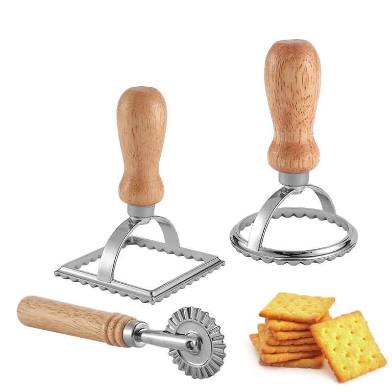 Simple Metal Embossed Biscuit Mold Creative Dumpling Crust Cake Knife Practical and Convenient Home Kitchen Baking Utensils