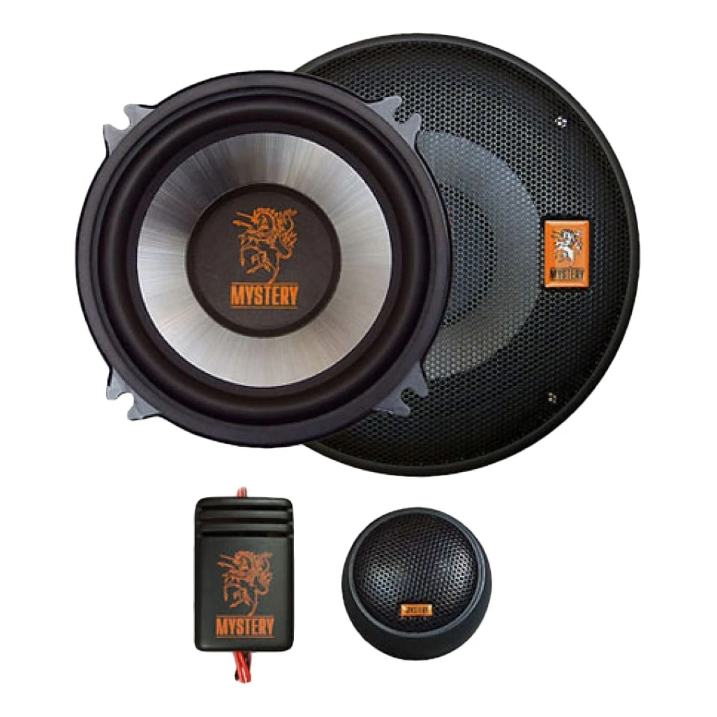 Acoustic system mystery MJ 550 (size 13 cm component 50W RMS 180W max crossover injection polypropylene |