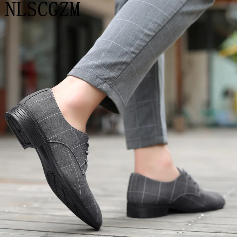 Formal Canvas Shoes Men Coiffeur Party 