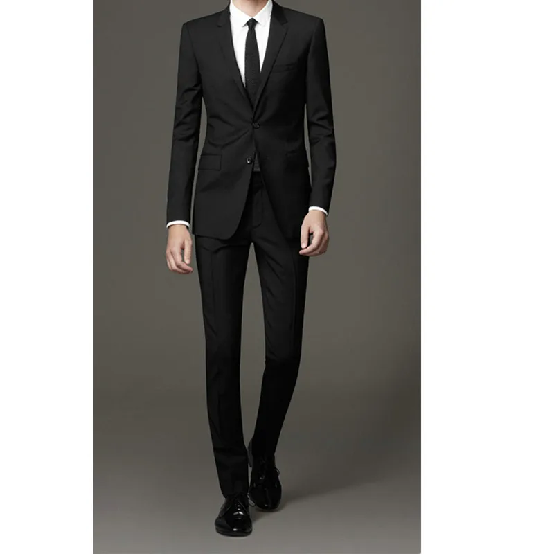 

New Men's Suit Wedding Groom Dress Classic Business Men's Suit Slim Fashion Men's Suit,can choose Color and Size.