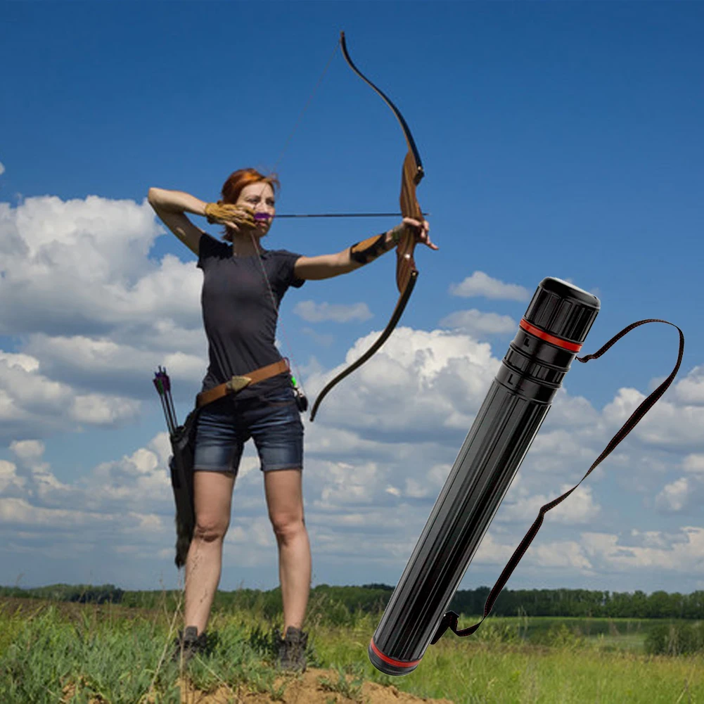 

Arrow Carrier Tube Archery Tote Quiver Case Telescopic Arrow Protection Racks Holders for Hunting Accessories Outdoor