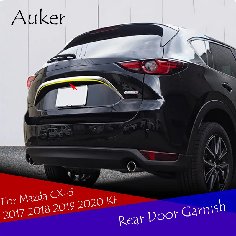 Для Mazda CX-5 CX5 2017 2018 2019 2020 KF задняя дверь багажника Стальные полосы декоративный