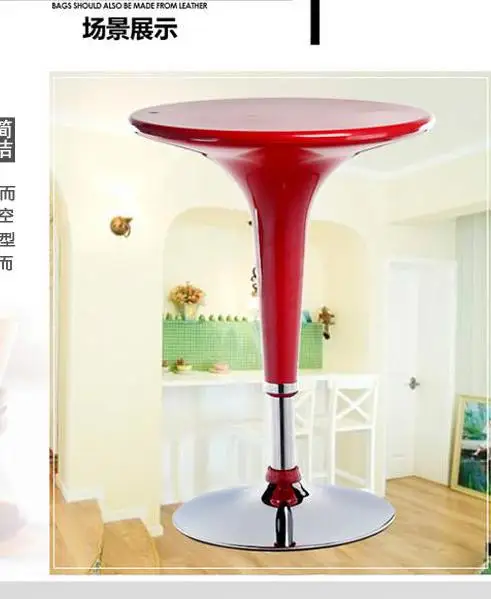 Современная мода барный стол для переговоров гостиная Круглый Кофейный Столик Лифт высокий стол - Цвет: Style 3
