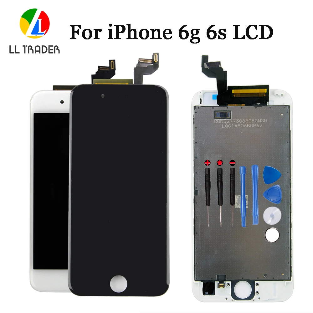 

LL TRADER 5PCS Quality AAA For iPhone 6 6G 6S Screen LCD Display Touch Display Replacement 4.7 inch Digitizer Assembly+Tools
