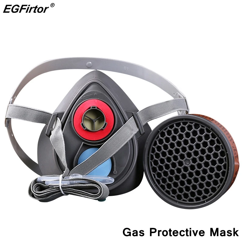 

Protective Masks Respirator Anti-dust Breathable Gas Anti-ammonia Gas Respirator Anti Organic Vapors
