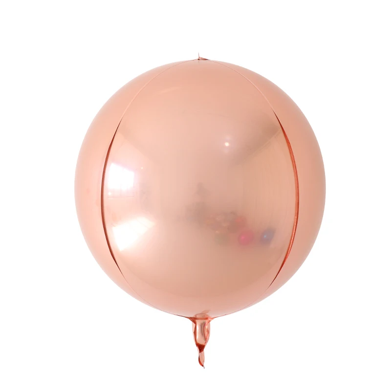 1 шт. фольгированный шар в форме 4D большой круглый шар в форме формы d из алюминиевой фольги шар на день рождения, вечеринку, свадьбу, детский душ, украшение для свадьбы