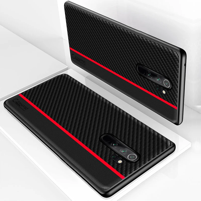 

For Redmi Note 8 Case Original Carbon Fiber PU Leather Protection Back Cover for Xiaomi Redmi Note 8 Pro Note 7 5 K20 Pro Case