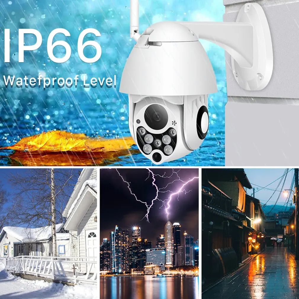 Smart 1080P Wifi наружная Водонепроницаемая камера домашняя камера безопасности камера наблюдения монитор домашняя HD Беспроводная камера